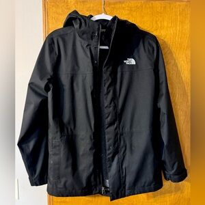 Boys The North Face Black Jacket sz 14-16